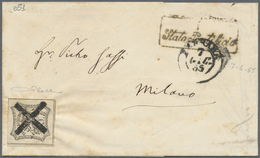 Br Italien - Altitalienische Staaten: Kirchenstaat: 1852: 18 Letters, Franked With Stamps From The Firs - Kirchenstaaten