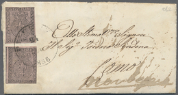 Br Italien - Altitalienische Staaten: Parma: 1852: 10 Letter Franked With 5c, 10c. Or 15 C Of The First - Parme