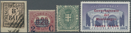 Brfst/*/** Italien: 1859/1953, Italian Area, Mint And Used Lot Of Better Stamps, E.g. Romagna Sass. 8 On Piece - Poststempel