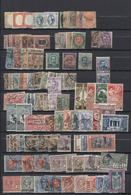 O/*/(*) Italien: 1861/1940 (ca.), Used And Mint Accumulation On Stocksheets, Some Better Stamps Noted, High - Storia Postale