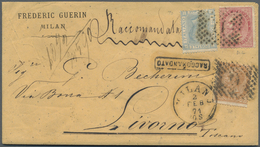 Br/GA Italien: 1871/1949, Italy/Area, Group Of Six Better Entires, E.g. 1871 Registered Cover, 1933 Vatica - Poststempel