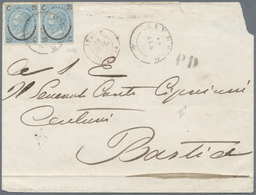 Br Italien: 1880/1895 (ca.), 7 Gemeindebriefe Mit Verschiedenen Frankaturen, Stempeln Und Adressaten, A - Storia Postale