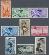 ** Italien: 1932/1934: Two Complete Sets Mint, With 1934 'Soccer' (9 Values) And 1932 'March On Rome' ( - Marcofilie