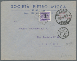 Br/Brfst Italien - Portomarken: 1883/1970 (ca) 80+ Covers With Porto Stamps - A Huge Part Of Them "used As Re - Taxe