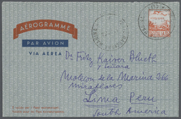 GA Italien - Ganzsachen: 1952/1989 (ca.), Bestand Von Ca. 640 Ungebrauchten Und Gebrauchten AEROGRAMMEN - Stamped Stationery