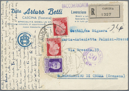 Br Italien - Besonderheiten: 1944, 14 Fieldpost Letters Of Italians Serving In The German Wehrmacht Inc - Ohne Zuordnung