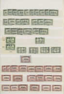 */**/O/Brfst Jugoslawien: 1918, Issues For Croatia, SHS Overprints On Hungary, Comprising Apprx. 1.600 Stamps Inc - Storia Postale