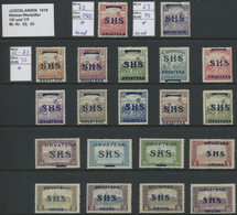 **/* Jugoslawien: 1918-1969: Mint Collection Of Mostly Complete Issues, From 1918 'Issue For Croatia' 10f - Storia Postale