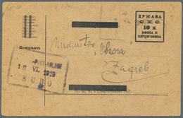 GA Jugoslawien: 1919/1920, Lot Of Ca. 15 Postal Stationery With Interesting Overprints, Incl. Michel-No - Brieven En Documenten