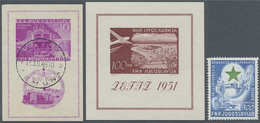 ** Jugoslawien: 1944/2002, A Splendid U/m Collection In Six Lindner Albums, Apparently COMPLETE, Defini - Covers & Documents