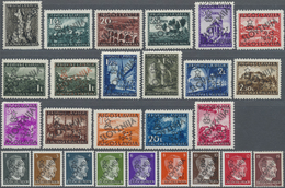 ** Jugoslawien - Volksrepubliken 1945: Slowenien: 1945, Complete Collection On Two Stockcards Incl. Mic - Altri & Non Classificati