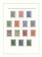 **/* Liechtenstein: 1912/1995, In Den Hautpnummern Komplette Sammlung Incl. Dienst In Zwei Biella-Falzlos - Covers & Documents