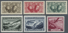 **/*/O Liechtenstein: 1912-2007 Doppelt Geführter Sammlungsbestand In 8 Steckbüchern, Sowohl Gestempelt, Al - Storia Postale