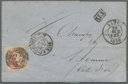 Br Luxemburg: 1810/1945, Luxembourg/Belgium, Lot Of Ten Better Covers/used Stationeries, Only Better It - Other & Unclassified