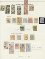 O/* Luxemburg: 1852/1945, Used And Mint Collection On Albums Pages, Early Issues Varied But Overall Good - Other & Unclassified