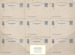 GA Luxemburg - Ganzsachen: 1870-1882 LUXEMBOURG'S COAT OF ARMS POSTAL STATIONERY: Exhibition Collection - Ganzsachen