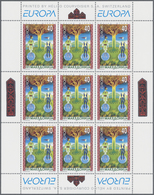 ** Mazedonien: 1997, Europa, 900 Sets In Sheets Of 9 Stamps Per Issue, All Mint Never Hinged. Michel 16 - Macedonia Del Nord