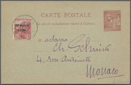Br/GA Monaco: 1809/1920, Group Of Four Better Entires, From Pre-philately (inlc. 1839 Menton Cover), Attra - Nuovi