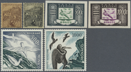 */** Monaco: 1919/1955, Mint Lot Of Better Issues, E.g. 1919 War Orphan's 2c. To 1fr., 1938 Souvenir Shee - Ungebraucht