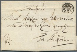 Br Niederlande - Vorphilatelie: 1700/1868, Gehaltvolle Sammlung Mit über 60 Briefen Im Album. Dabei 3 B - ...-1852 Precursori