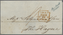 Br Niederlande: 1785/1850, Incoming Mail To Netherland Mostly From Two Archives With Letters Mostly Fro - ...-1852 Precursori