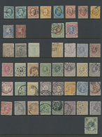 O Niederlande: 1852/1970, Used Collection In A Binder, From 1st Issue, Several Better Stamps Noted Lik - Other & Unclassified