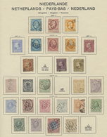 O/* Niederlande: 1852/1950 Ca., Gestempelte Grundstocksammlung Lückenhaft Im Schaubek Vordruckalbum - Andere & Zonder Classificatie