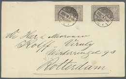 GA/Br/Brfst Niederlande: 1869 - 1930 Ca. Spannende Partie Von über 100 Belegen, Dabei Briefe, Ganzsachen, Einieg - Andere & Zonder Classificatie