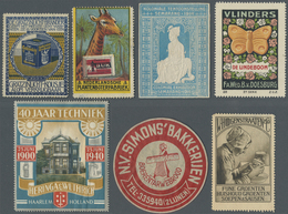 Niederlande - Besonderheiten: 1900/1930 Ca., POSTER STAMPS, Collection With Several Hundred Stamps, - Other & Unclassified