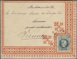 Br/GA Österreich: 1880/1960 (ca.), Vielseitige Partie Von Ca. 100 Briefen Und Karten, Dabei Zwei Zierbrief - Neufs