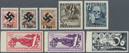 **/*/O/Br Österreich: 1927/1946, Meist Ungebrauchte Und Postfrische Sammlungspartie Inkl. Einigen Briefstücken - Neufs