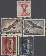 **/O Österreich: 1945/1985, Saubere Doppelt Geführte Sammlung In 2 Lindner Vordruckalben, Mi. Ca 6000,- E - Neufs