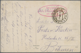 Österreich - Militärpost / Feldpost: 1896/1925, Partie Von über 150 Ansichtskarten, Bis Auf Wenige A - Autres & Non Classés