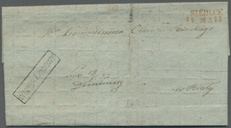 Br Polen - Vorphilatelie: 1800/1850 Appr., Useful Accumulation Of Folded Letters Concerning Only The Ti - ...-1860 Vorphilatelie