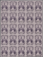 ** Portugal: 1924, 400th Anniversary Of Birth Of Luís De Camões, Lot Of 50 U/m Complete Sets Within Uni - Lettres & Documents