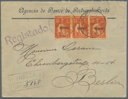 Br/ Portugal - Azoren: 1872/1948 (ca.), Unusual Accumulation Including Angra, Horta And Ponta Delgada Wi - Azoren