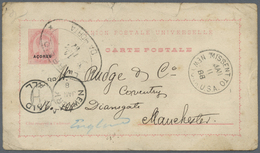 GA Portugal - Azoren: 1888/1929 (ca.), POSTAL STATIONERY: Interesting Accumulation With 21 Used Postal - Açores