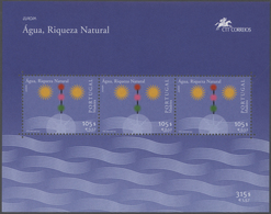 ** Portugal - Azoren: 2001, Europa, 12000 Copies Of The Block, All Mint Never Hinged. Michel 72000,- €, - Azoren