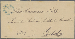 Br Rumänien: 1860 Around, 25 Letters Or Big Parts With Better Cancellations Like Calafat, Braila, Kraio - Storia Postale