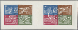 O Rumänien: 1962, Weltraumforschung, Blockausgabe, 500 Zusammenhängende Blockpaare Mit Klischeestempel - Lettres & Documents