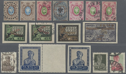 O/*/** Russland / Sowjetunion / GUS / Nachfolgestaaaten: 1858/1990 (ca.), Collection In Twelve Lindner Albu - Sammlungen