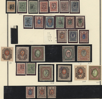 * Russland: 1919/1923, Russische Gebiete, Urige Sammlung Im Alten Scott-Album, Dabei Reichhaltige Ausd - Unused Stamps