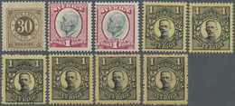 **/* Schweden: 1877/1930 (ca.), Mint Assortment On Stockcards Incl. Better Stamps Like 1877 30ö. Brown, 1 - Ongebruikt