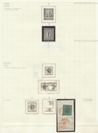 O/*/Br/GA Schweiz: 1821-1907: Sehr Umfangreiche Kollektion Vom Marken Und Belegen In Zwei Großen, Dicken Klemm - Unused Stamps