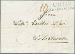 Br Schweiz: 1839-1900: Lot Mit 36 Briefen Und Karten, Dabei 4 Vorphilabriefe, Sonst Meist Mit Einfachen - Unused Stamps