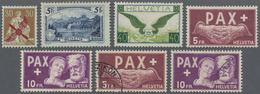 */**/O Schweiz: 1850/2011, Umfangreiche Sammlung Einschließlich Dienstmarken U. Int. Organisationen In 6 Di - Neufs