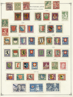 O/* Schweiz: 1854/1986, Gestempelte Und Ungebrauchte Sammlung Auf Vordruckblättern, Durchweg Gut Besetzt - Unused Stamps