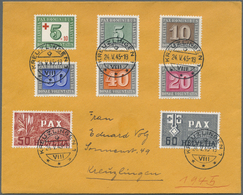 O/*/** Schweiz: 1860/1995, Interessante Sammlung Von Ca. 120 Belegen Und Marken Ab Der Klassik, Incl. Ansic - Unused Stamps