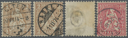 O/Br Schweiz: 1862-1881 SITZENDE HELVETIA: Umfangreiche Sammlung Von Meist Gestempelten Marken Und Briefe - Unused Stamps