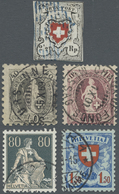 O/**/*/Br/ Schweiz: 1862-2011: Umfangreiche Sammlung Von Marken, Sowohl In Gestempelter, Als Auch In Postfrisch - Ongebruikt